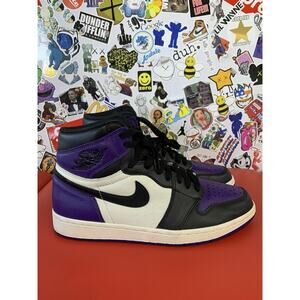 Size 9.5 - Air Jordan 1 Retro OG High Court Purple 100% Authentic No Box